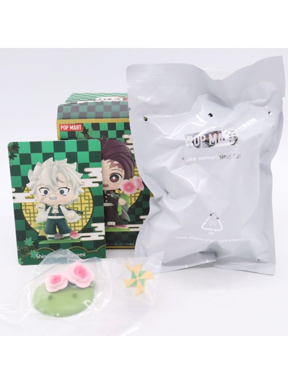 Demon Slayer: Shinazugawa Sanemi Kimetsu No Yaiba Birth Flower Popmart Open Box
